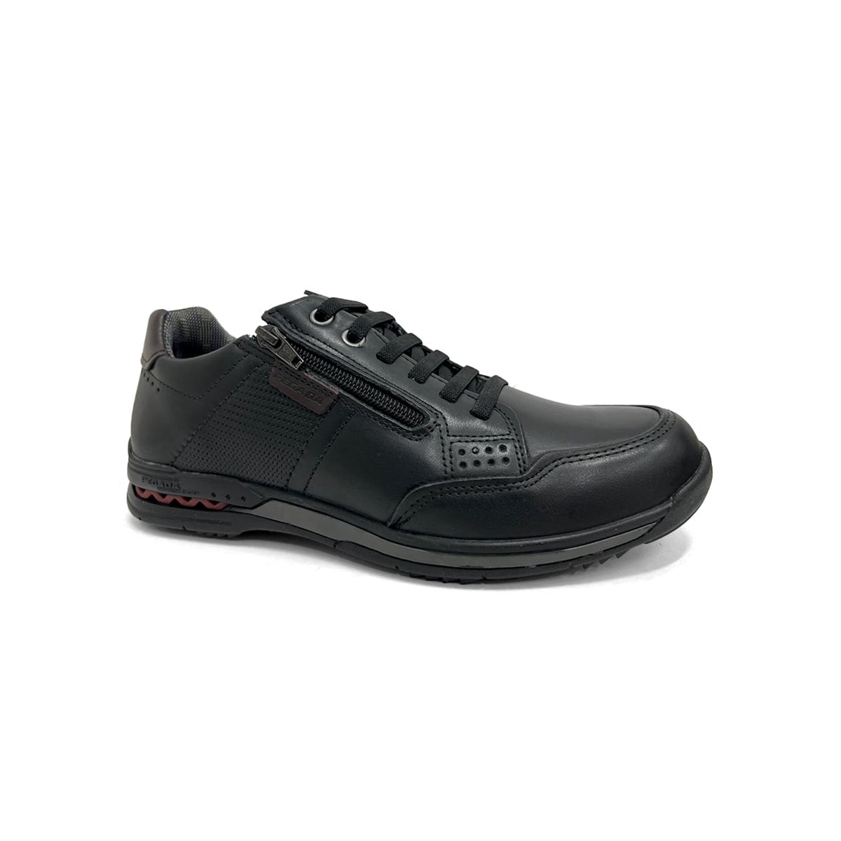 Tênis Pegada Casual Couro Masculino 114861 Preto Tênis Pegada Casual Couro Masculino 114861 Preto