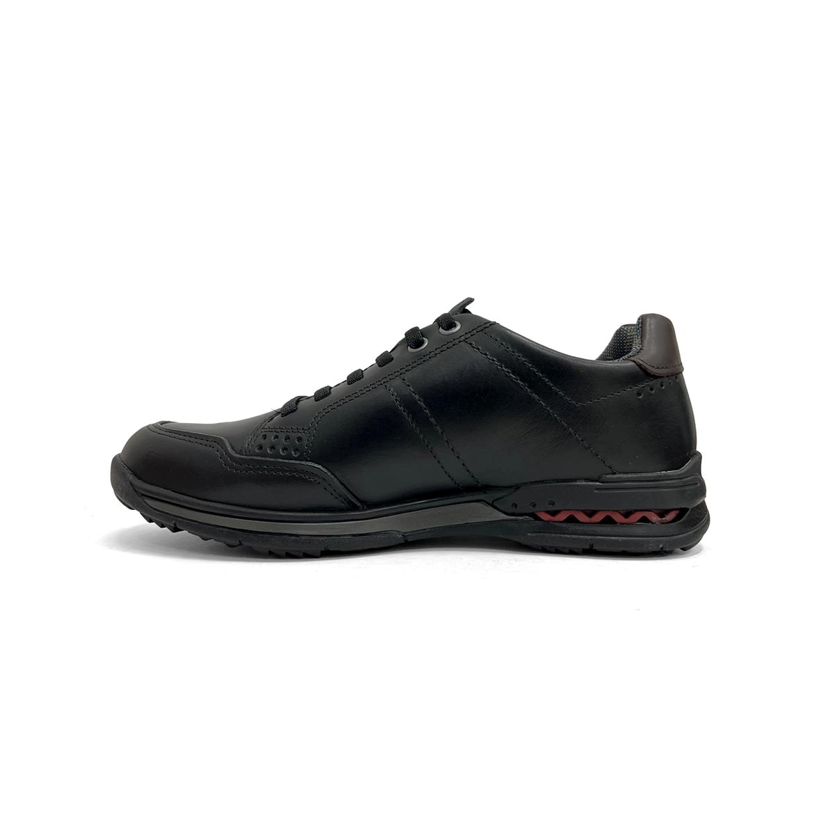 Tênis Pegada Casual Couro Masculino 114861 Preto Tênis Pegada Casual Couro Masculino 114861 Preto