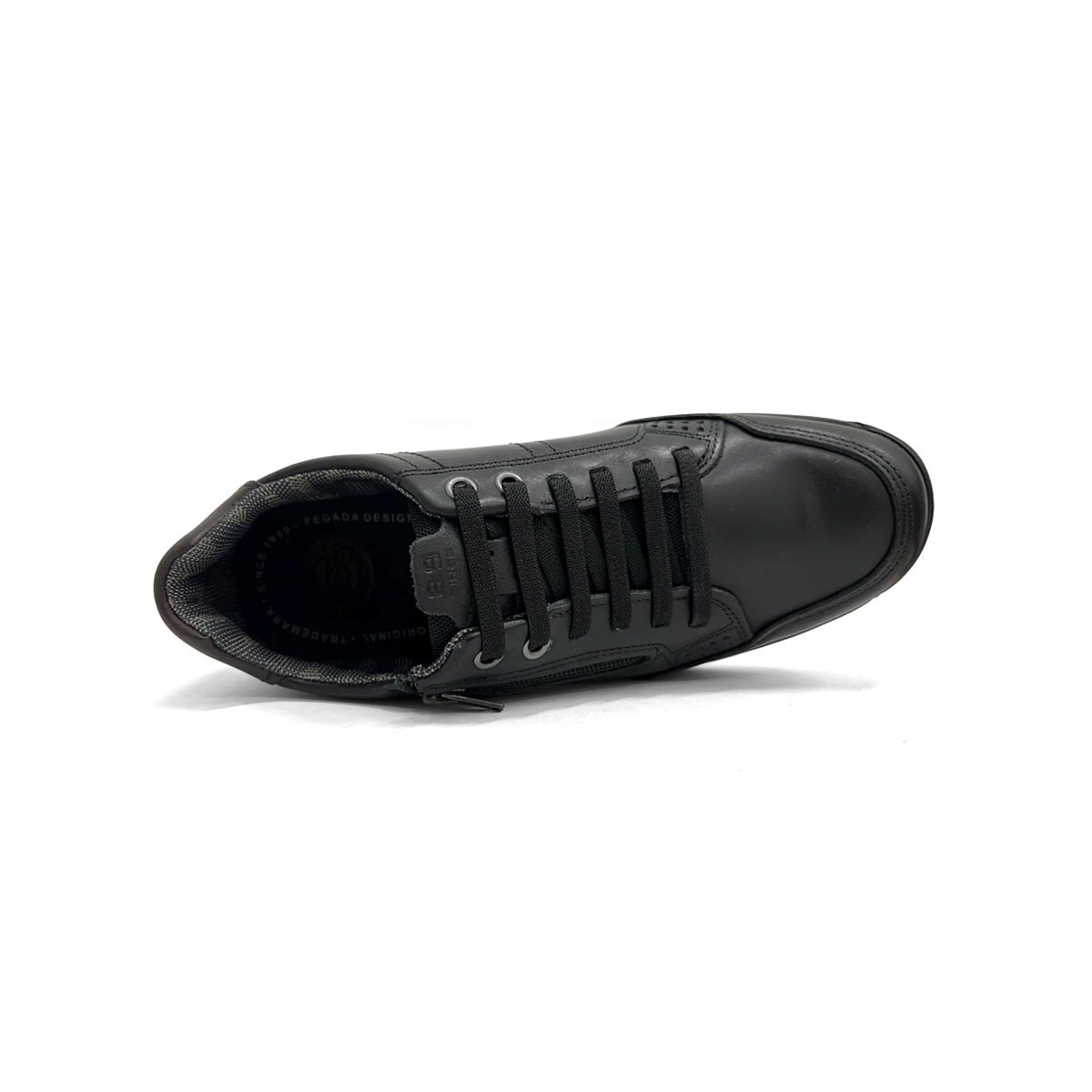 Tênis Pegada Casual Couro Masculino 114861 Preto Tênis Pegada Casual Couro Masculino 114861 Preto