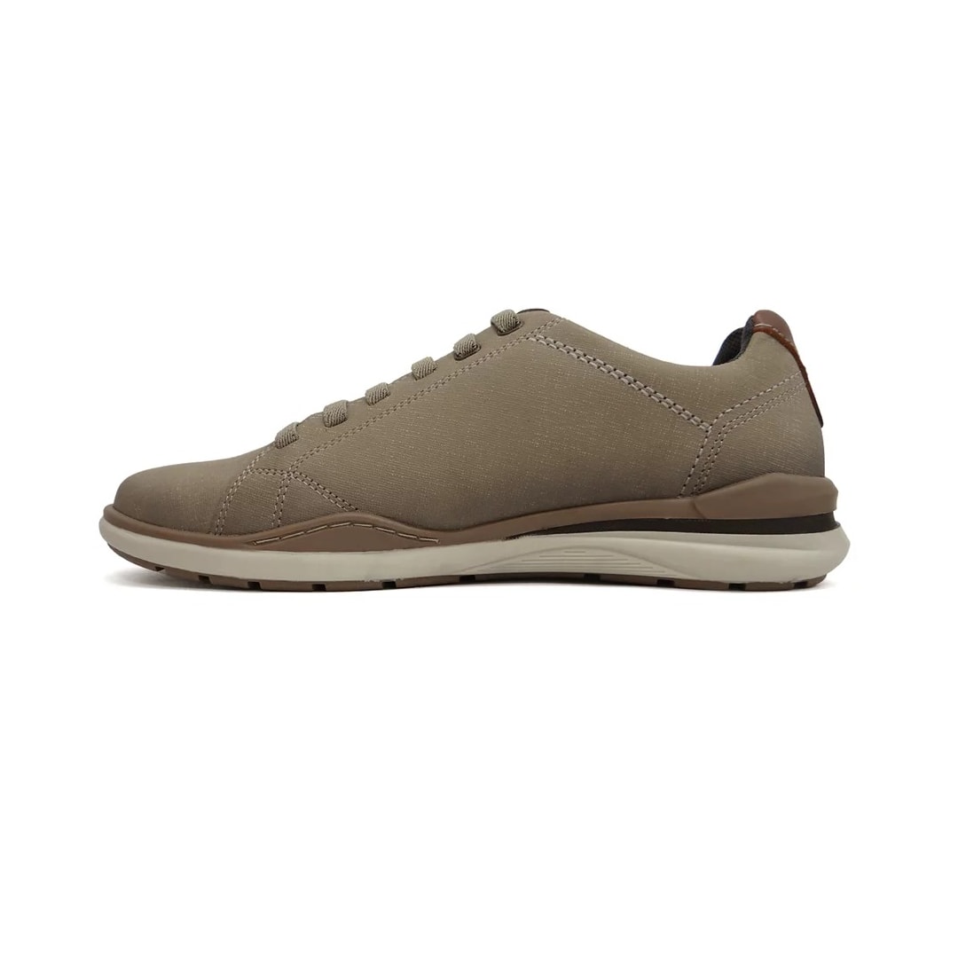 Tênis Pegada Casual Couro Masculino 119108 Areia