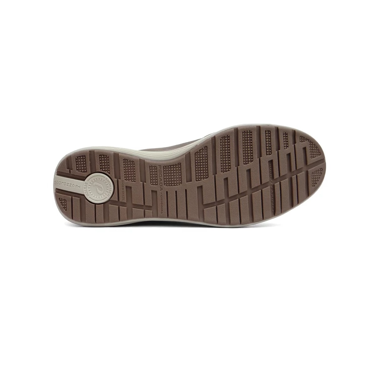 Tênis Pegada Casual Couro Masculino 119108 Areia Tênis Pegada Casual Couro Masculino 119108 Areia