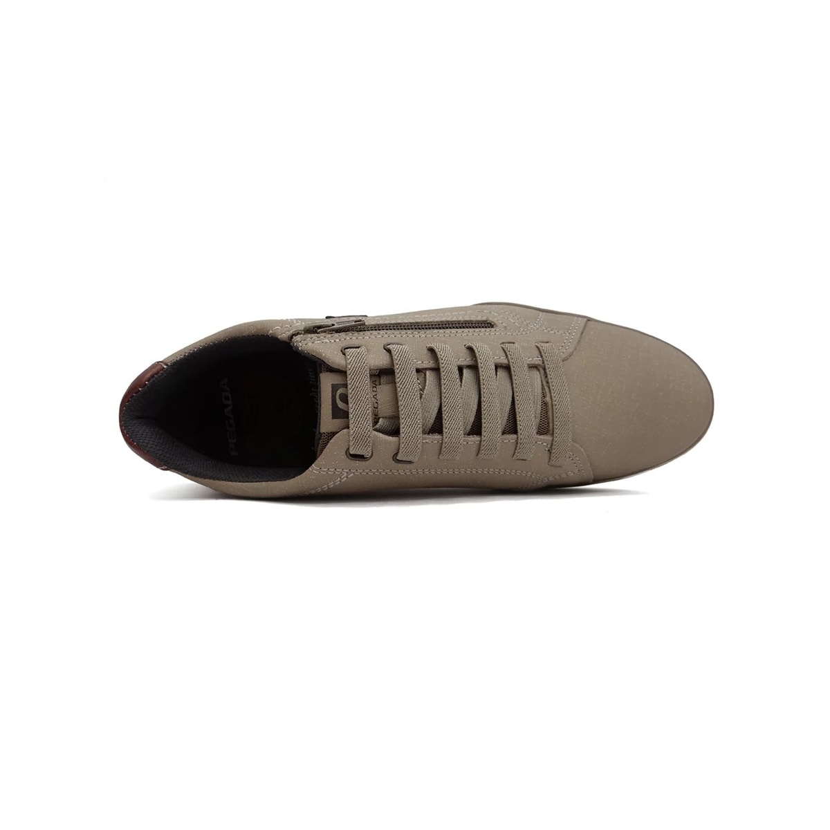 Tênis Pegada Casual Couro Masculino 119108 Areia Tênis Pegada Casual Couro Masculino 119108 Areia