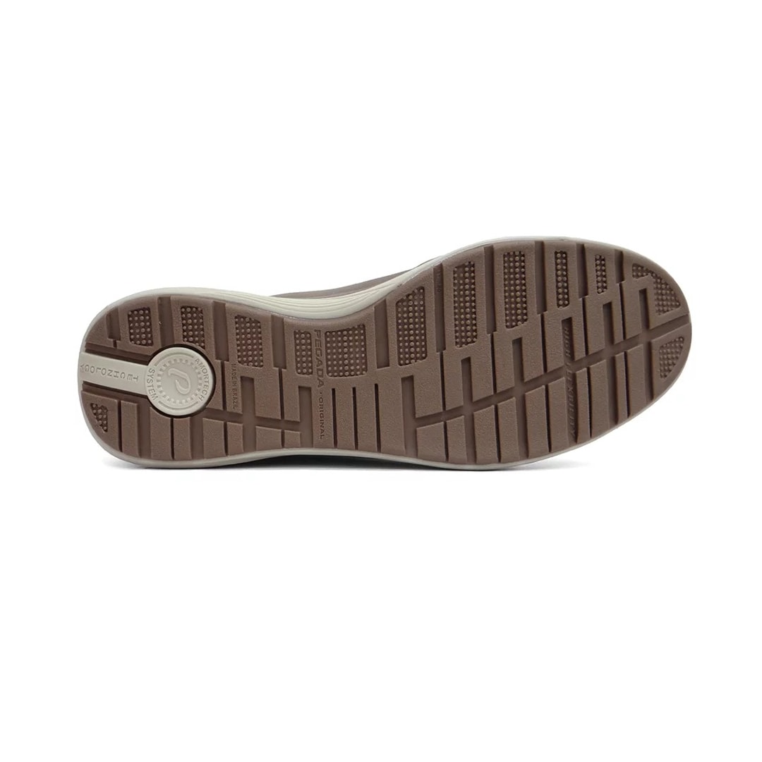 Tênis Pegada Casual Couro Masculino 119108 Areia Tênis Pegada Casual Couro Masculino 119108 Areia