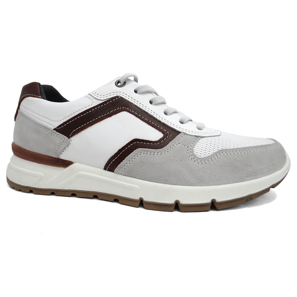 Tênis Pegada Casual De Couro 111604 Branco Tênis Pegada Casual De Couro 111604 Branco