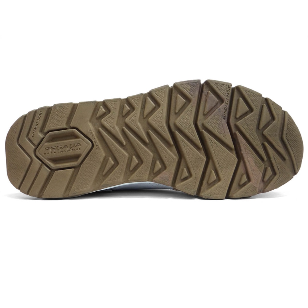 Tênis Pegada Casual De Couro 111604 Branco