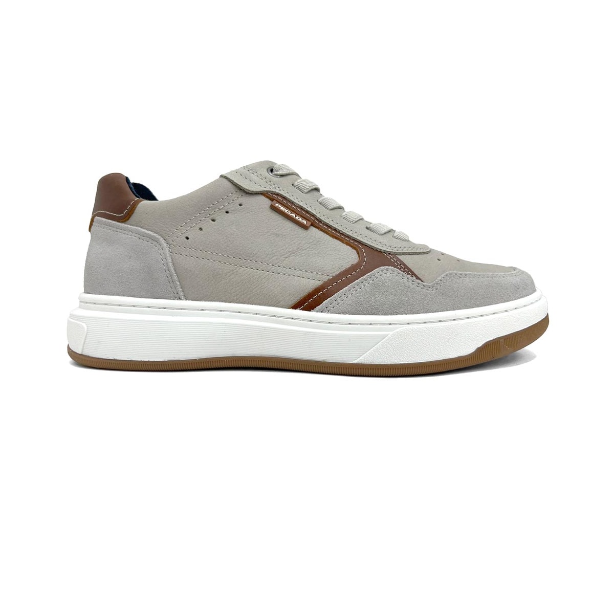 Tênis Pegada Casual Em Couro 111704 Silver Tênis Pegada Casual Em Couro 111704 Silver