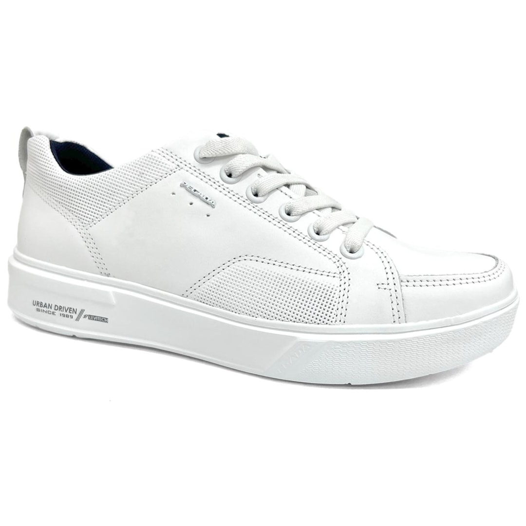 Tênis Pegada Casual Em Couro 111902 Branco