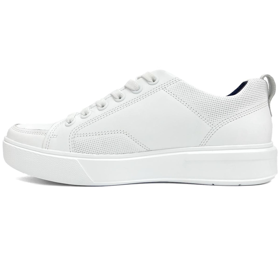 Tênis Pegada Casual Em Couro 111902 Branco