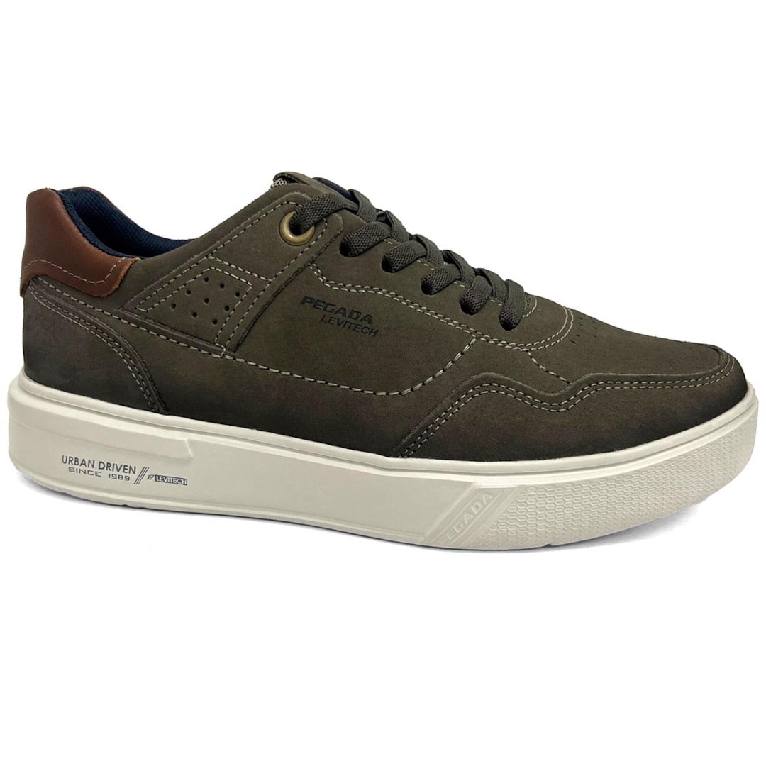 Tênis Pegada Casual Em Couro 111903 Dark Dune Tênis Pegada Casual Em Couro 111903 Dark Dune