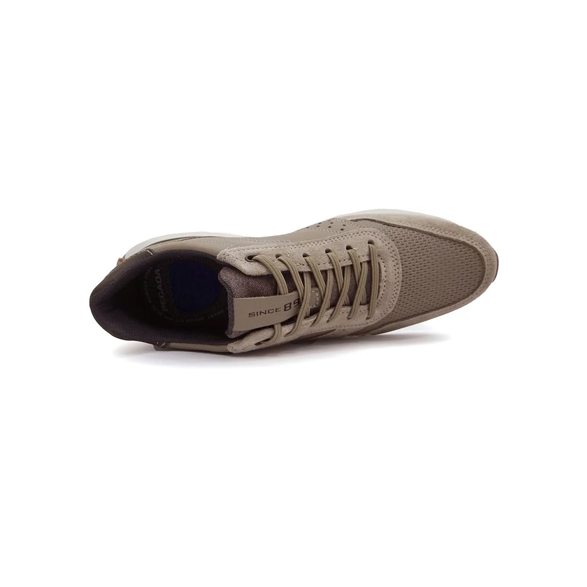 Tênis Pegada Casual Masculino Em Couro 110701 Areia/Mascavo Tênis Pegada Casual Masculino Em Couro 110701 Areia/Mascavo