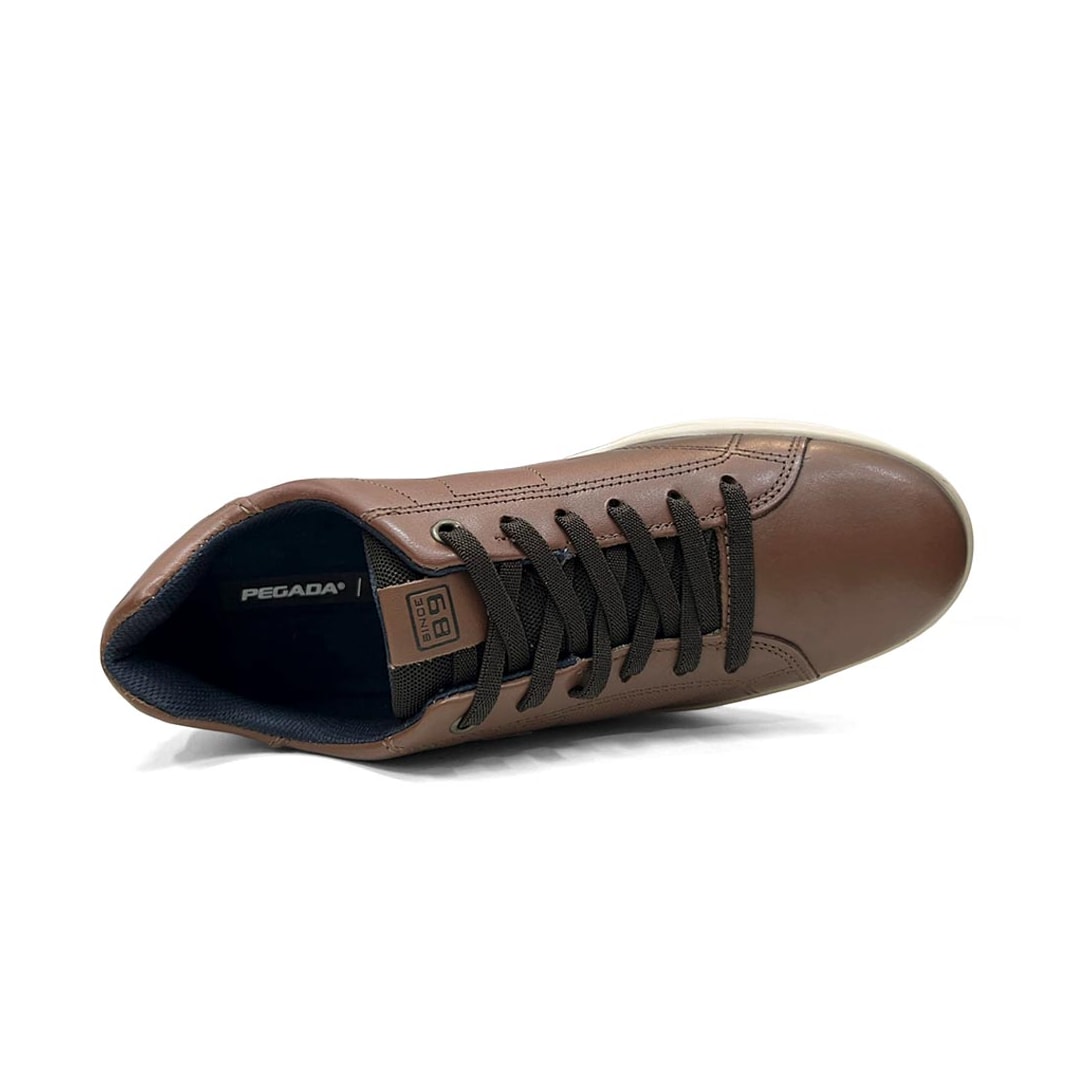 Tênis Pegada Masculino Casual Couro 110302 Pinhao Tênis Pegada Masculino Casual Couro 110302 Pinhao