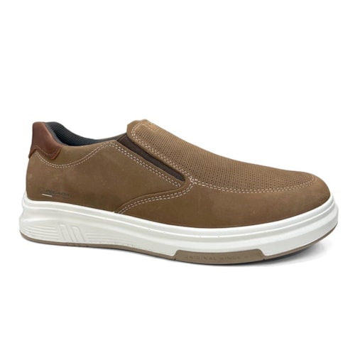 Tênis Pegada Masculino Casual Couro 112303 Mascavo