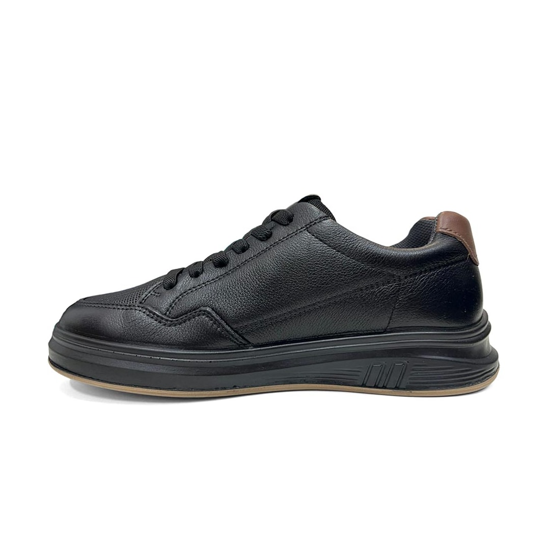 Tênis Pegada Masculino Casual Couro 112306 Preto