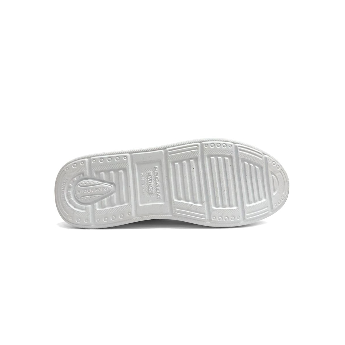 Tênis Pegada Masculino Casual Em Couro 110933 Branco