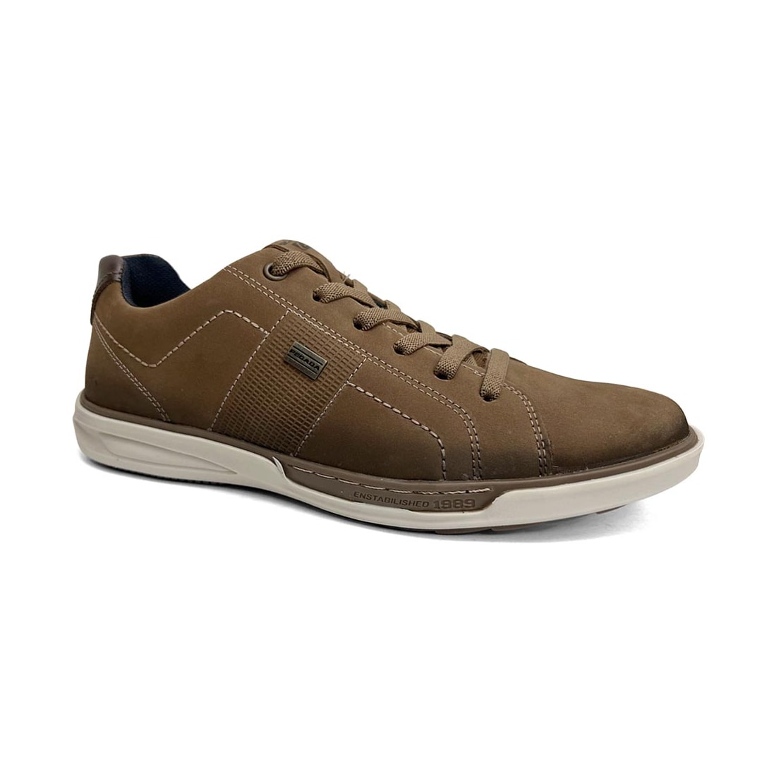 Tênis Pegada Masculino Casual Em Couro 111104 Mascavo Tênis Pegada Masculino Casual Em Couro 111104 Mascavo