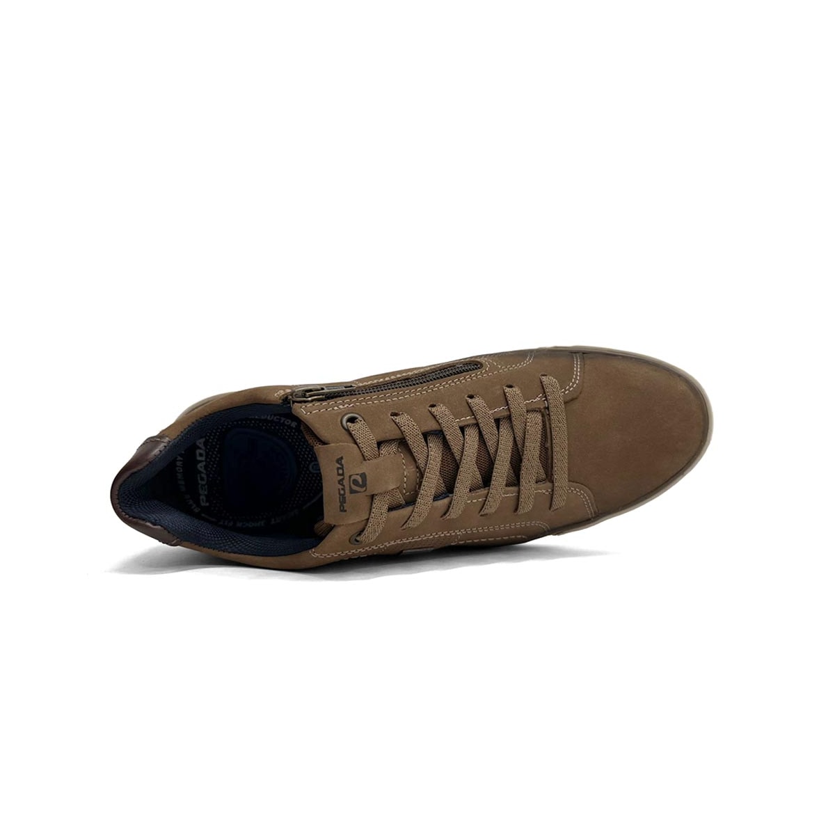 Tênis Pegada Masculino Casual Em Couro 111104 Mascavo Tênis Pegada Masculino Casual Em Couro 111104 Mascavo