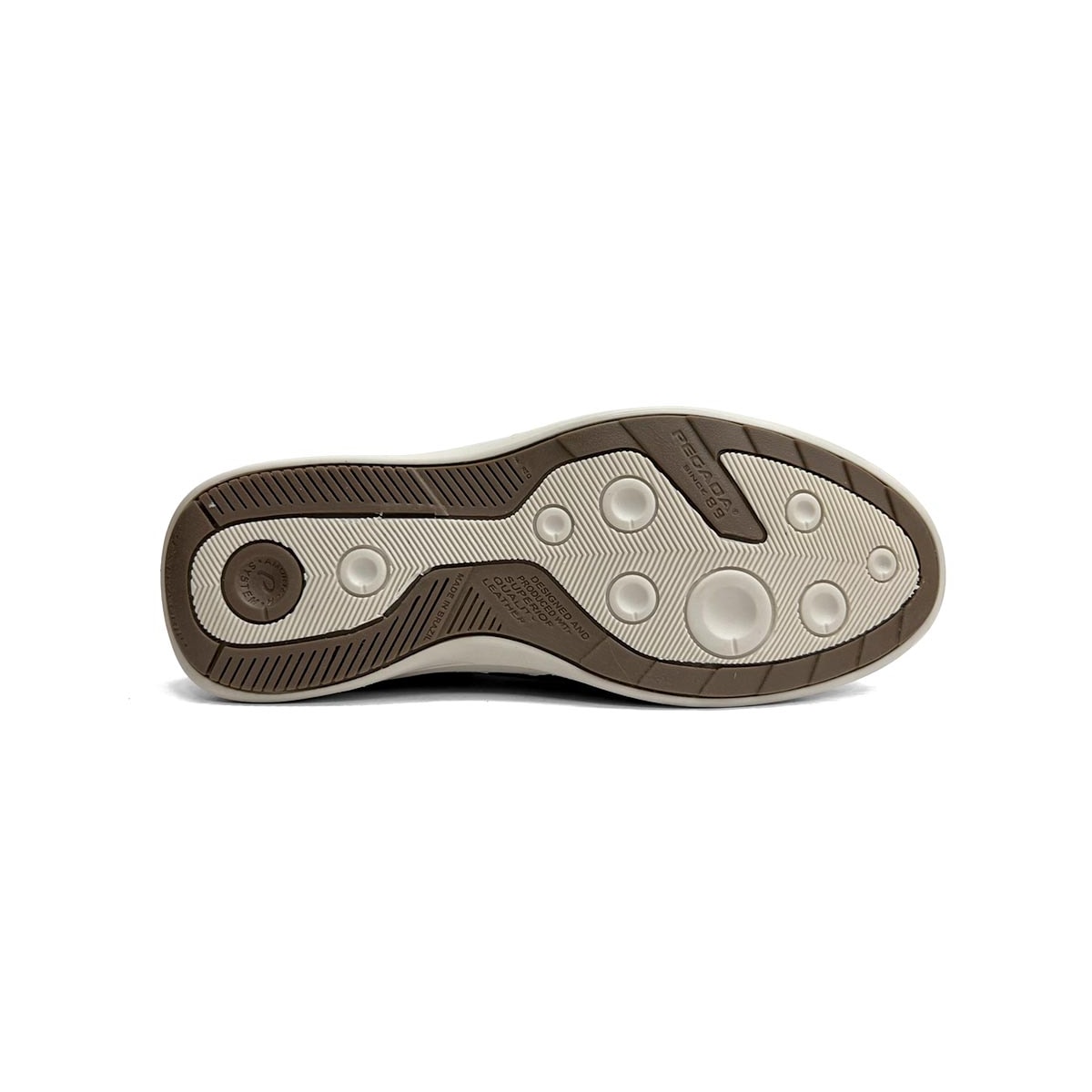 Tênis Pegada Masculino Casual Em Couro 111104 Mascavo