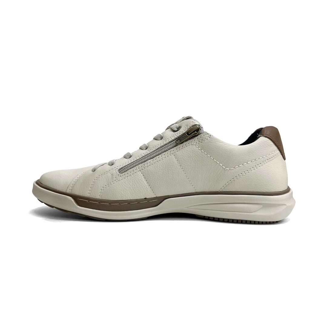 Tênis Pegada Masculino Casual Em Couro 111104 Milk Tênis Pegada Masculino Casual Em Couro 111104 Milk