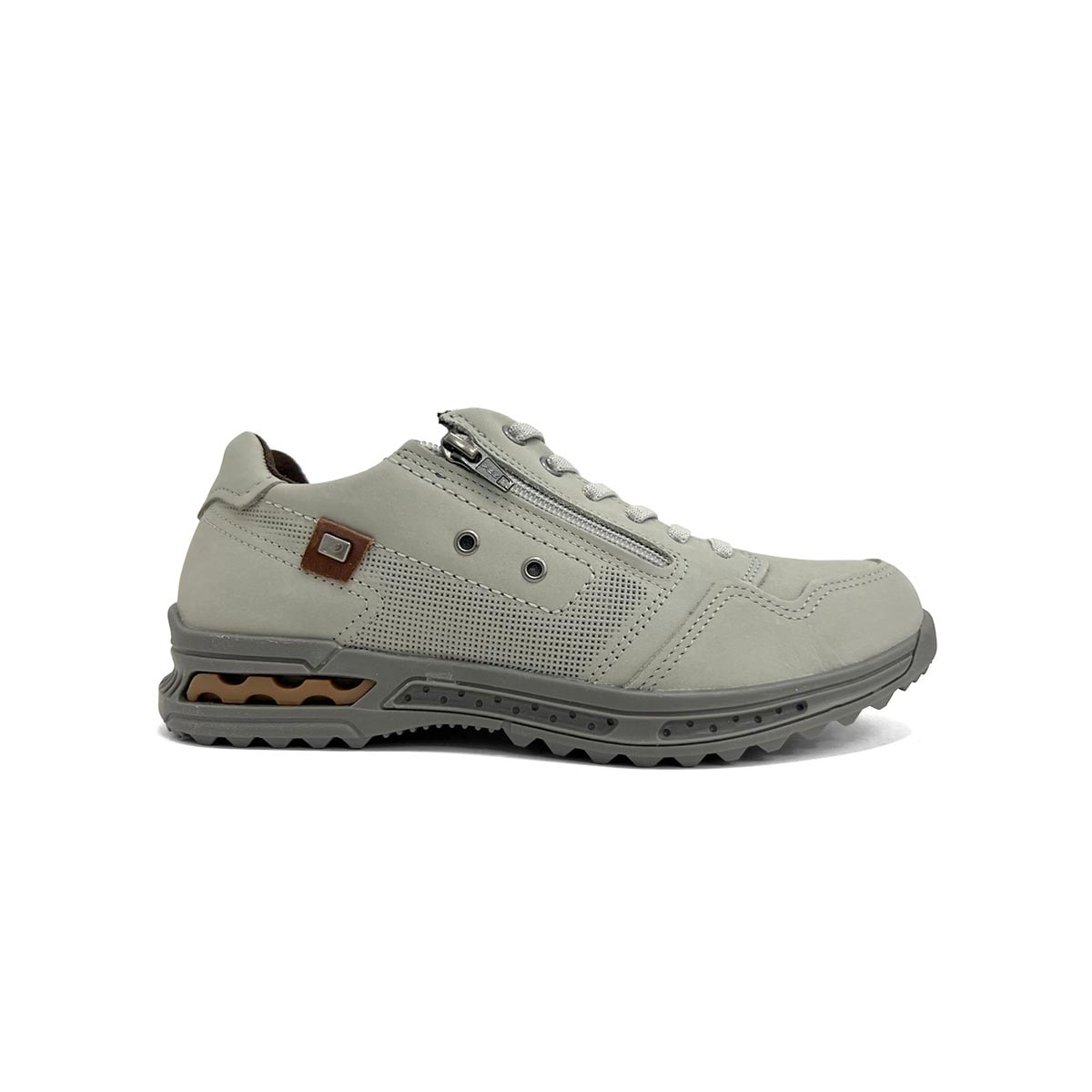 Tênis Pegada Masculino Casual Em Couro 111801 Gelo Tênis Pegada Masculino Casual Em Couro 111801 Gelo
