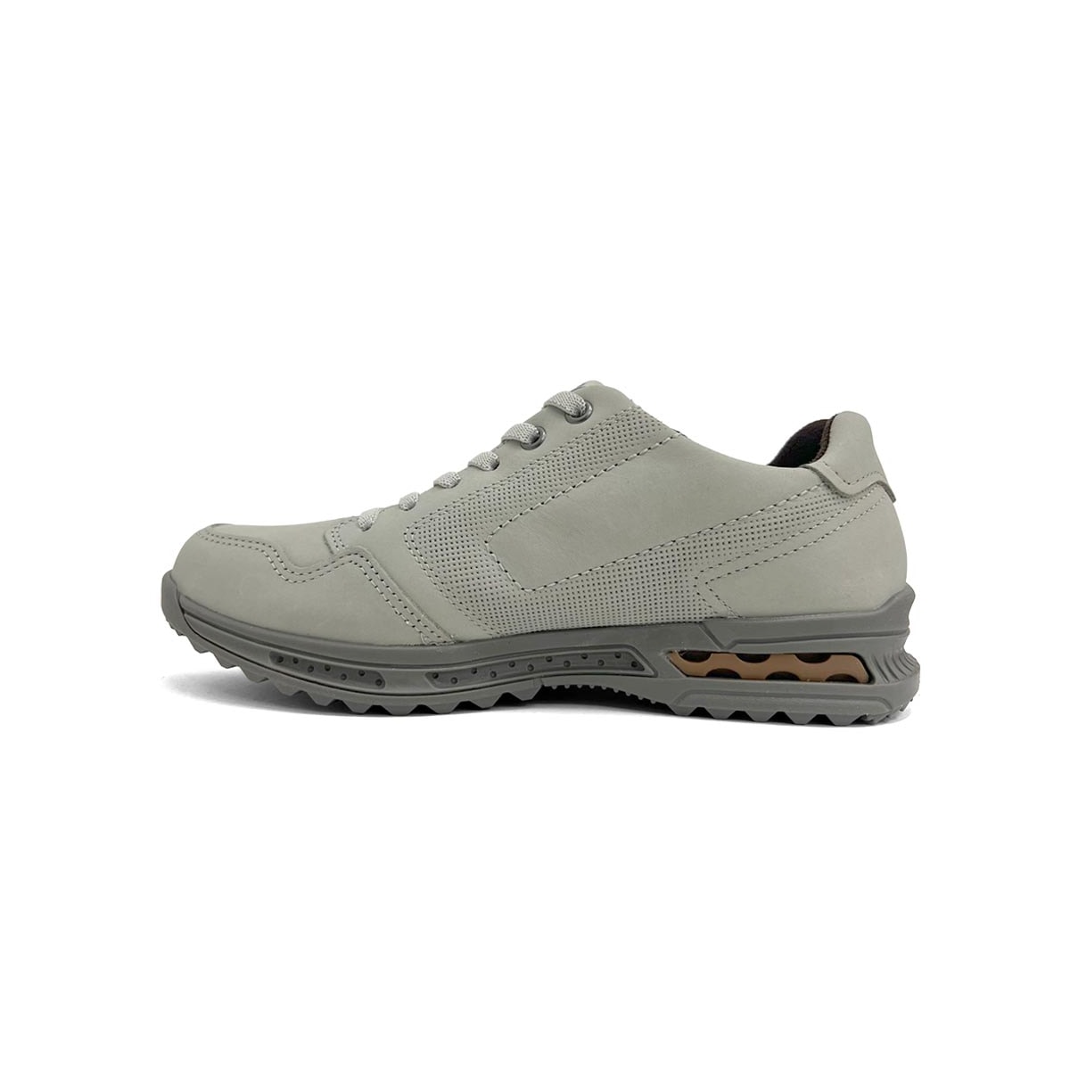Tênis Pegada Masculino Casual Em Couro 111801 Gelo