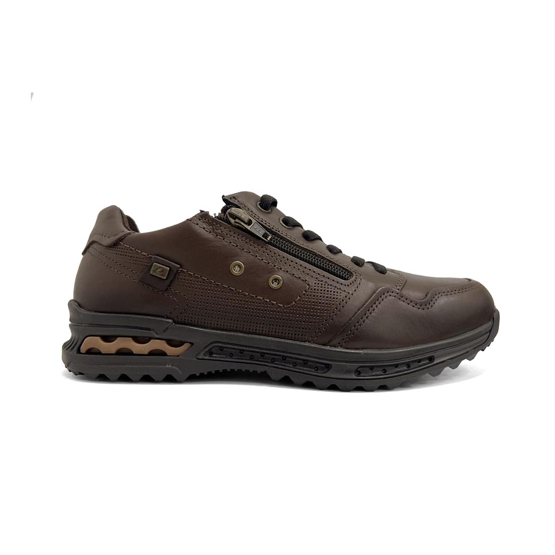 Tênis Pegada Masculino Casual Em Couro 111801 Tabaco Tênis Pegada Masculino Casual Em Couro 111801 Tabaco