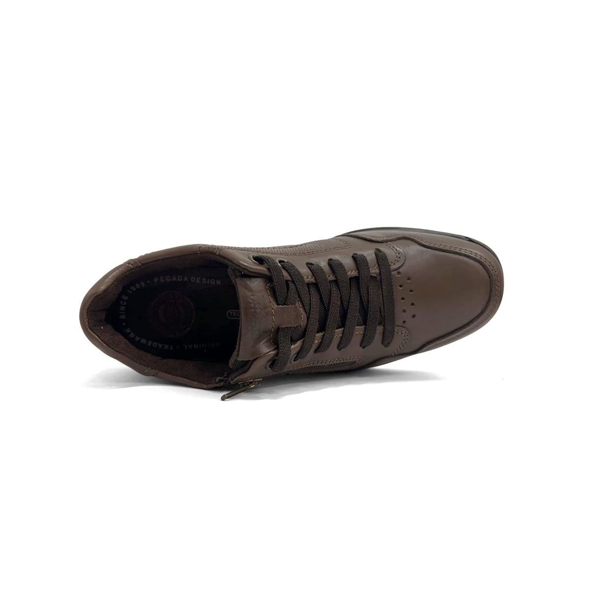 Tênis Pegada Masculino Casual Em Couro 111801 Tabaco Tênis Pegada Masculino Casual Em Couro 111801 Tabaco