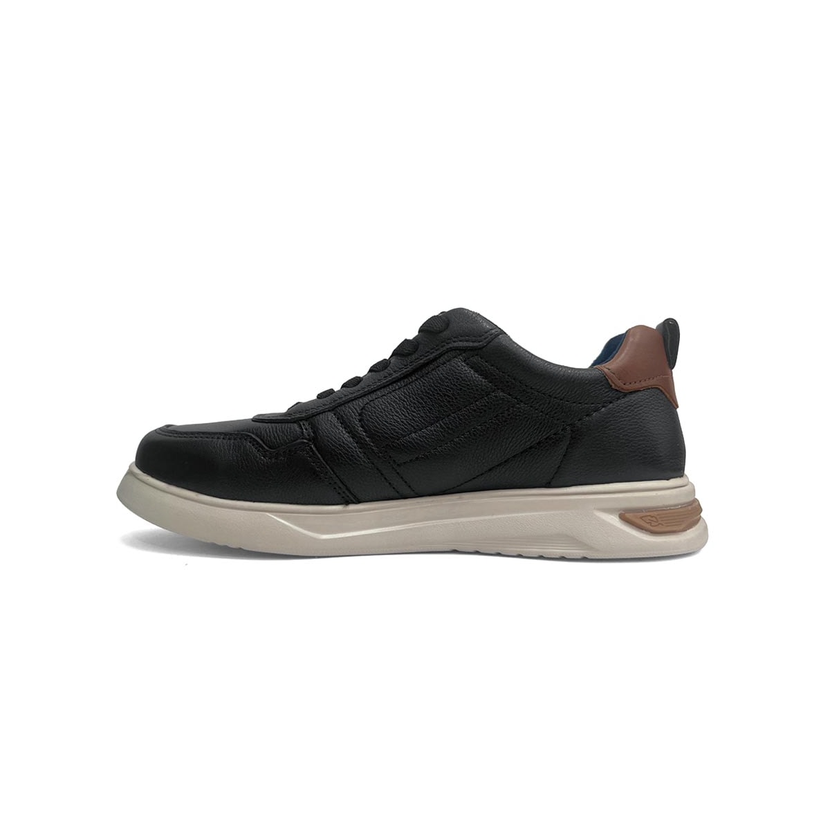 Tênis Pegada Masculino Casual Em Couro 112401 Preto Tênis Pegada Masculino Casual Em Couro 112401 Preto