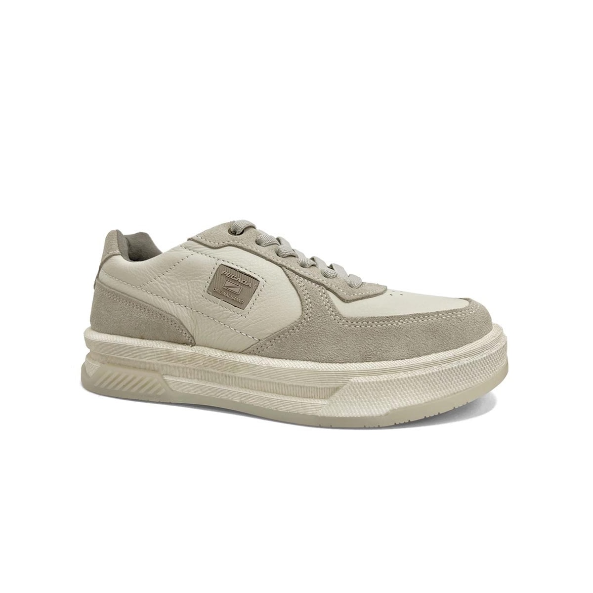 Tênis Pegada Masculino Casual Em Couro 112704 Nature Tênis Pegada Masculino Casual Em Couro 112704 Nature