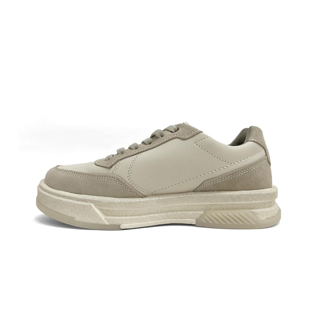 Tênis Pegada Masculino Casual Em Couro 112704 Nature