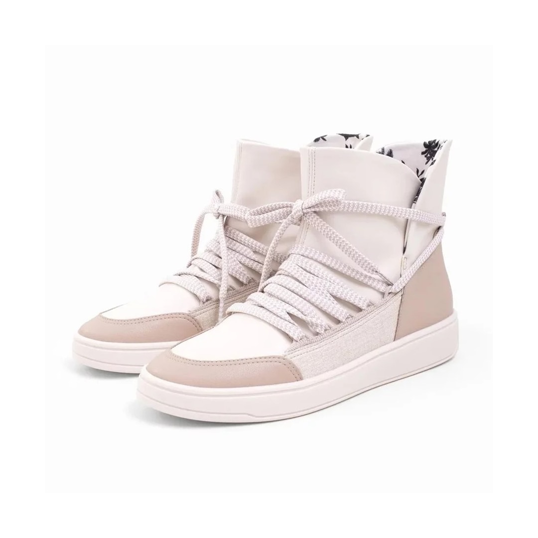 Tênis Piccadilly Bota Cano Curto 956010 Marfim