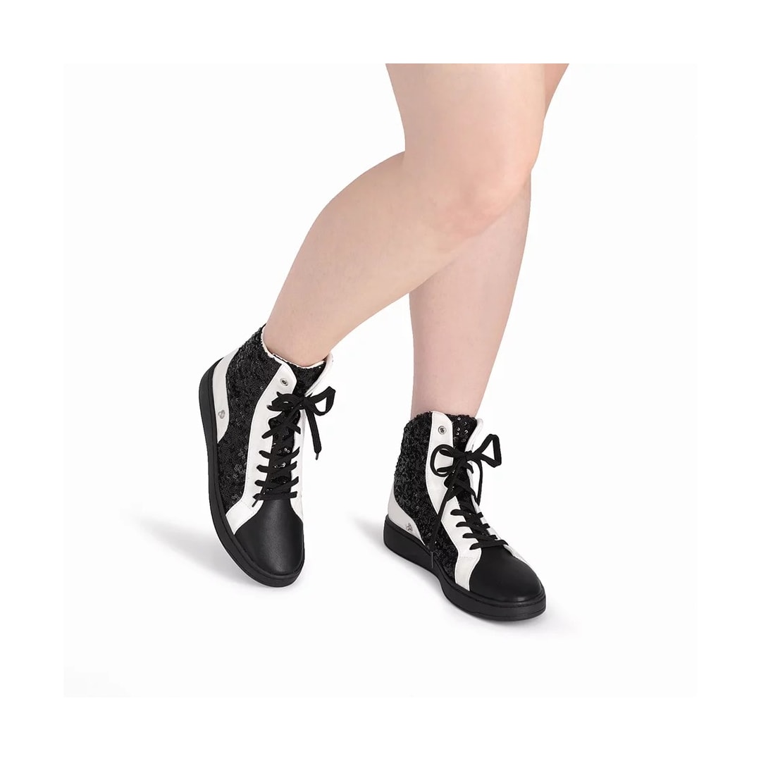 Tênis Piccadilly Cano Curto 985007 Branco/Preto Tênis Piccadilly Cano Curto 985007 Branco/Preto