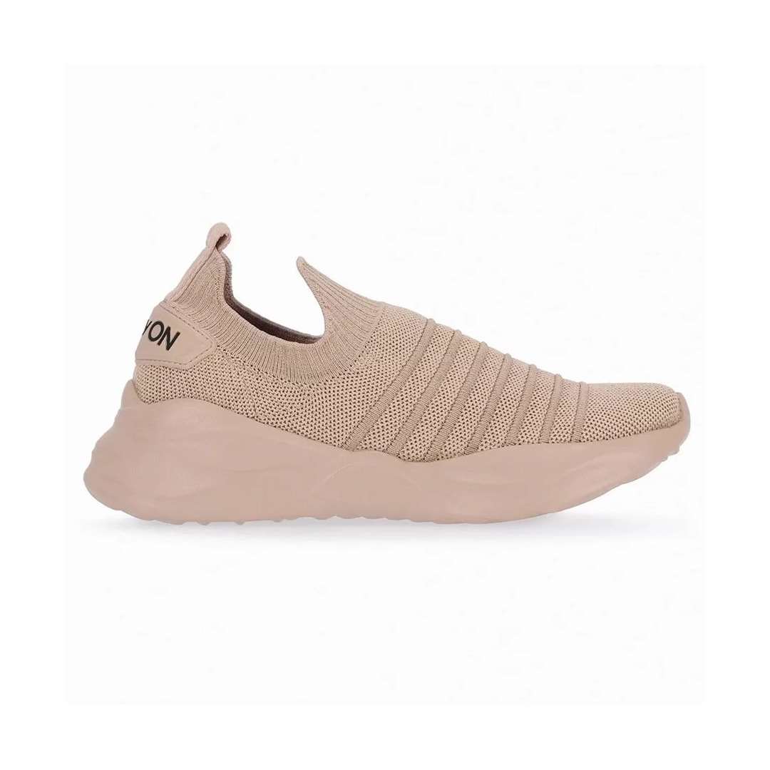 Tênis Piccadilly Casual 909001 Nude Claro Tênis Piccadilly Casual 909001 Nude Claro