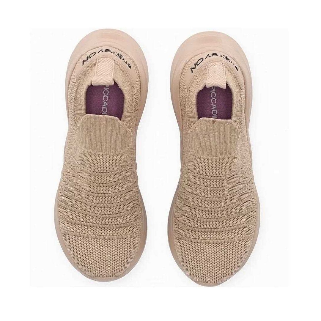 Tênis Piccadilly Casual 909001 Nude Claro Tênis Piccadilly Casual 909001 Nude Claro
