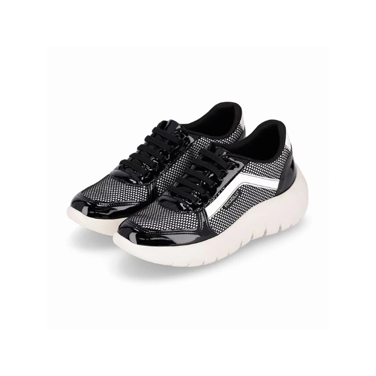 Tênis Piccadilly Casual 936011 Branco/Preto Tênis Piccadilly Casual 936011 Branco/Preto
