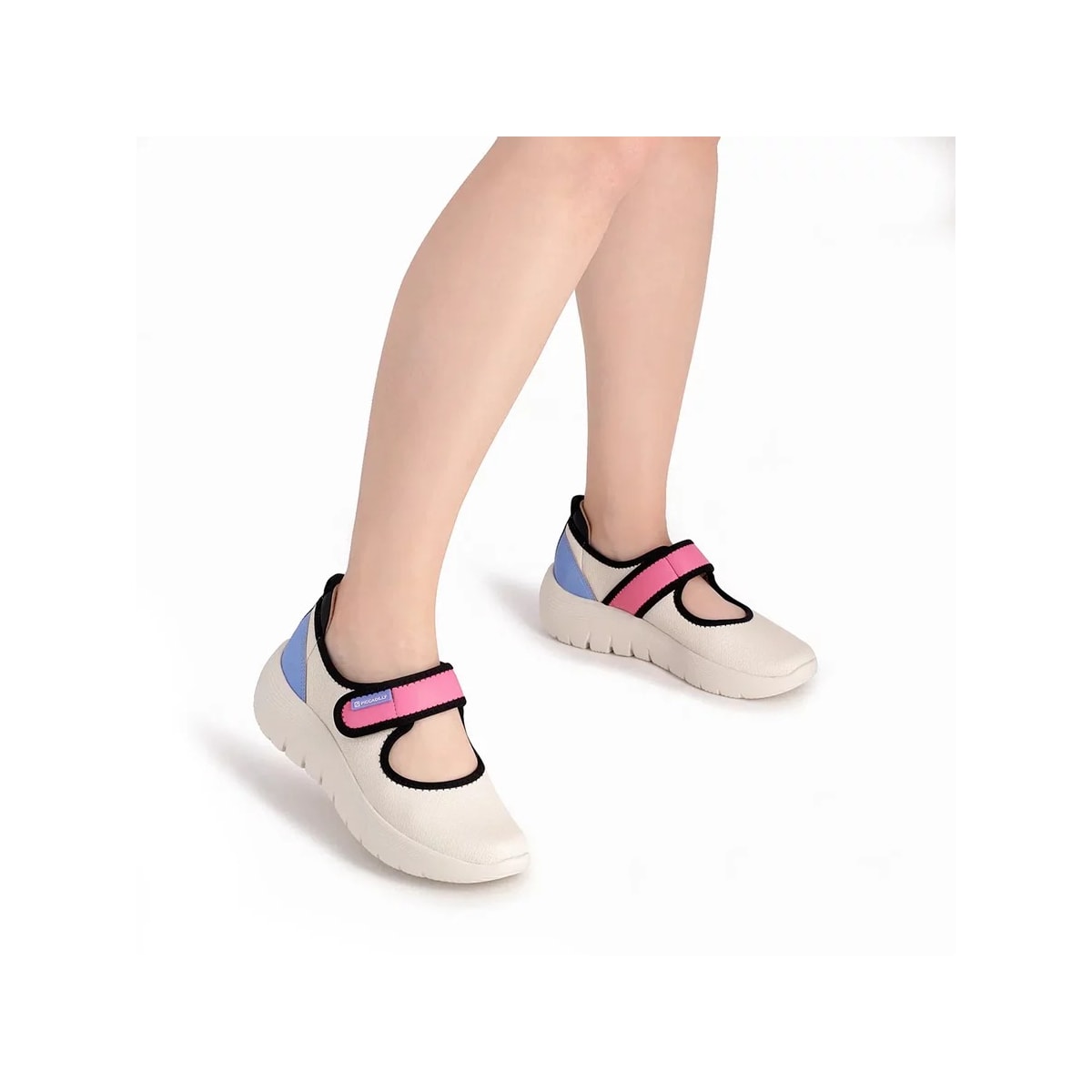 Tênis Piccadilly Casual Conforto 936008 Off White/Hortensia Tênis Piccadilly Casual Conforto 936008 Off White/Hortensia