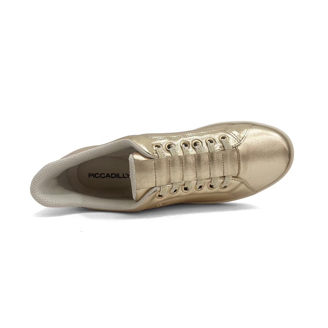 Tênis Piccadilly Casual Conforto 937005 Ouro