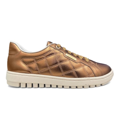 Detalhe - Tênis Piccadilly Casual Conforto 937017 Ouro Velho