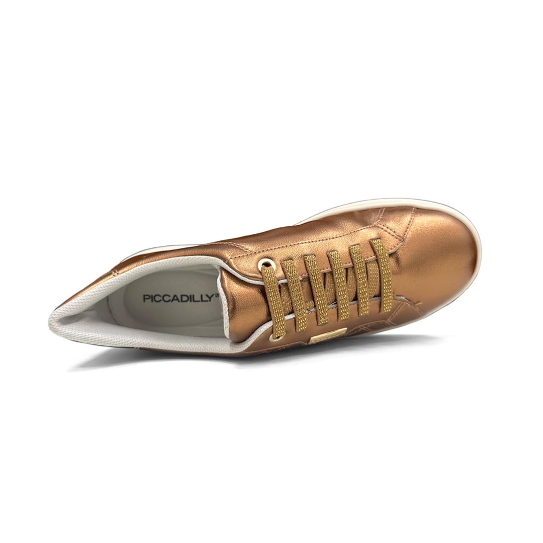 Tênis Piccadilly Casual Conforto 937017 Ouro Velho