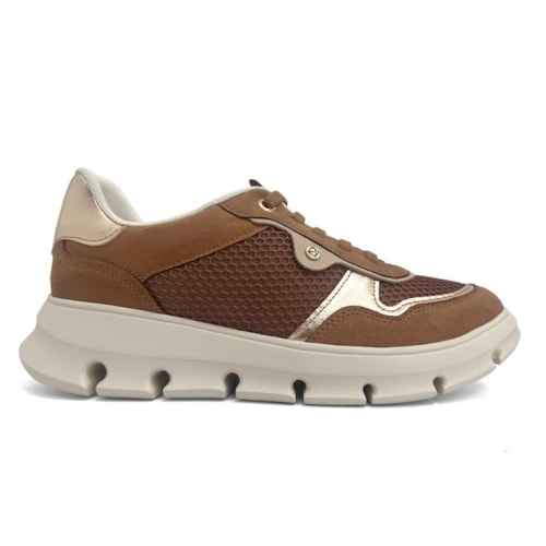 Detalhe - Tênis Piccadilly Casual Conforto 938001 Mascavo