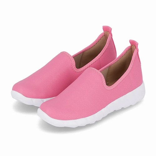 TENIS PICCADILLY CASUAL CONFORTO 970071 (O211) - ROSA CHICLETE