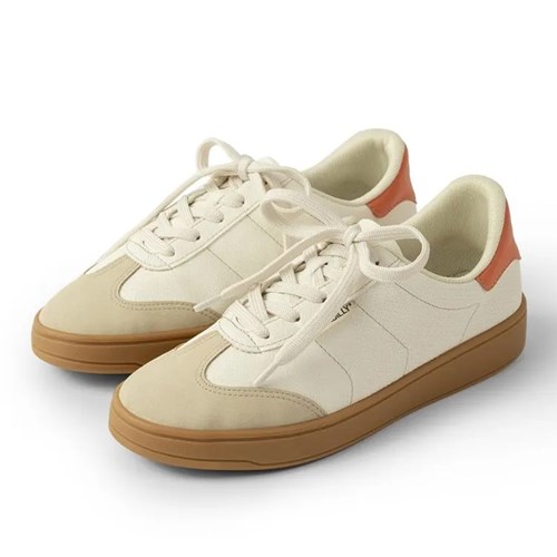 TENIS PICCADILLY CASUAL CONFORTO 985006 (O287) - OFF WHITE/CORAL
