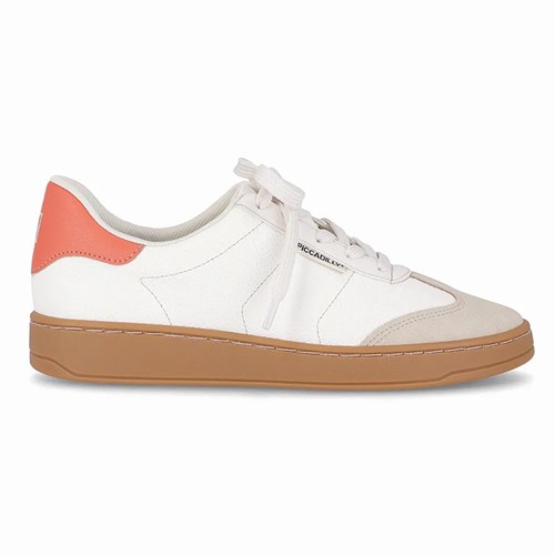 TENIS PICCADILLY CASUAL CONFORTO 985006 (O287) - OFF WHITE/CORAL