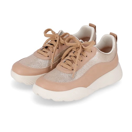 TENIS PICCADILLY CASUAL FASCITE 949018 (O328) - NUDE CLARO