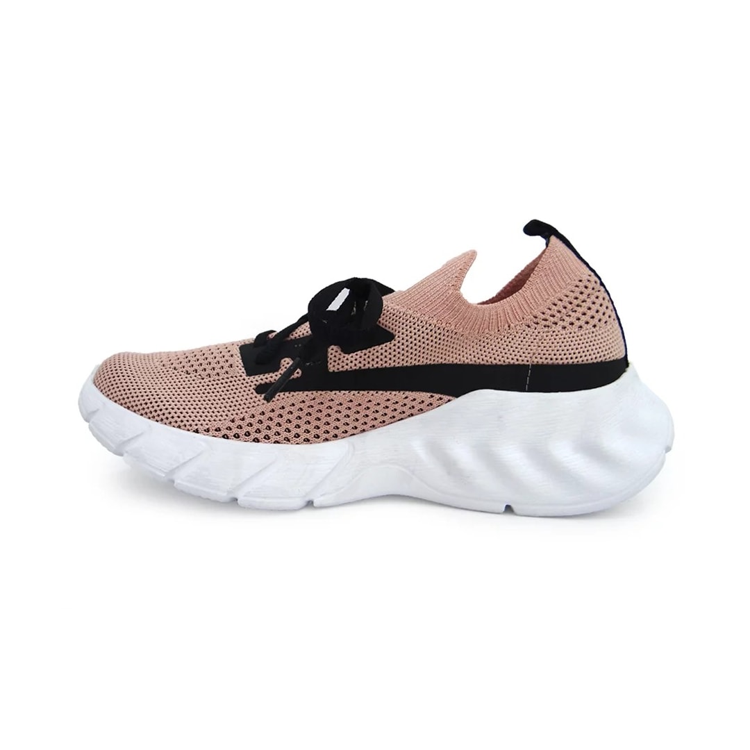 Tênis Piccadilly Casual Wide Fit 993003 Pessego/Preto
