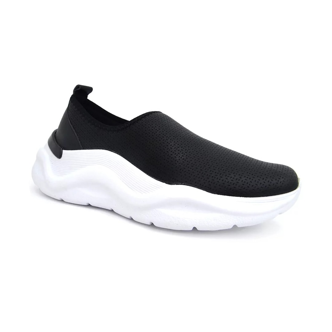 Tênis Piccadilly Casual Wide Fit Nice 939001 Preto Tênis Piccadilly Casual Wide Fit Nice 939001 Preto