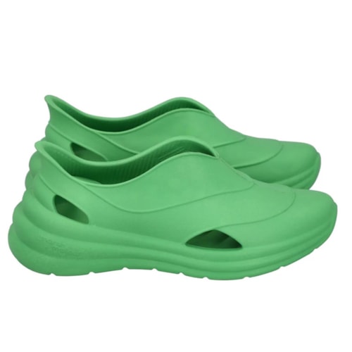 Detalhe - Tênis Piccadilly Marshmallow C230047 Verde Neon