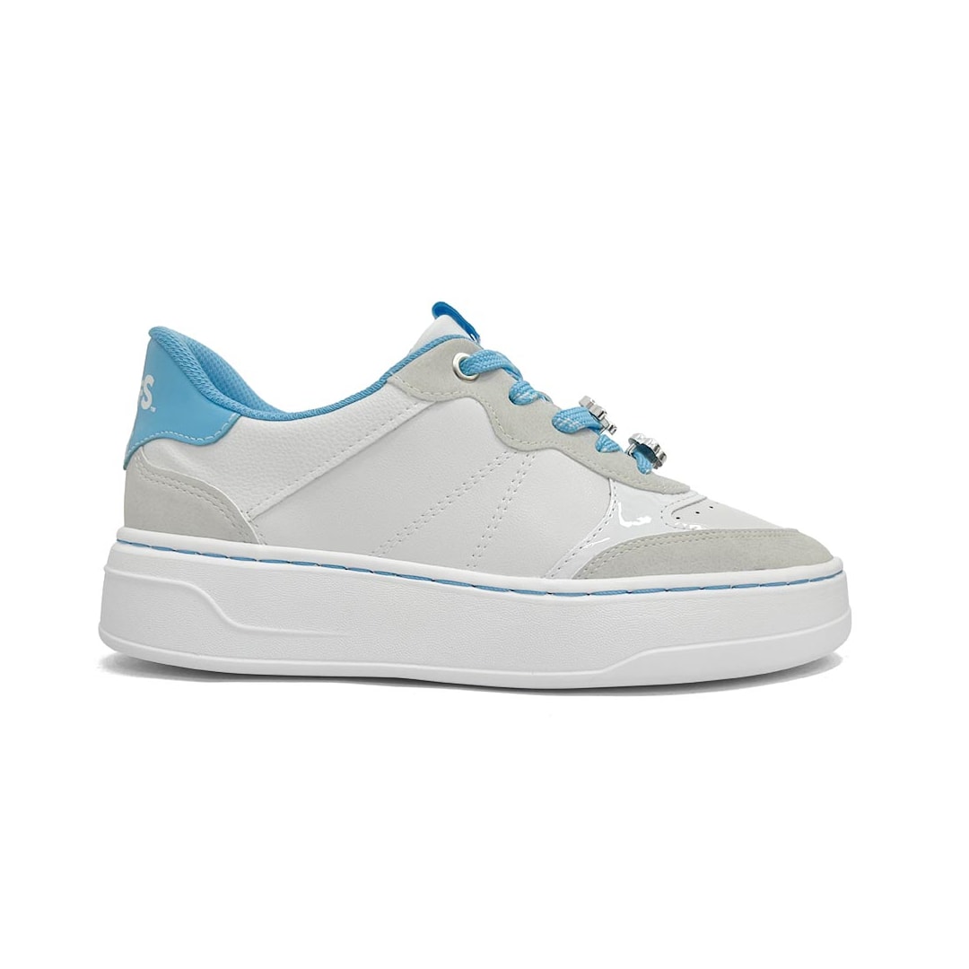 Tênis Piccadilly Smurfs Feminino Casual 924001 Branco Neve