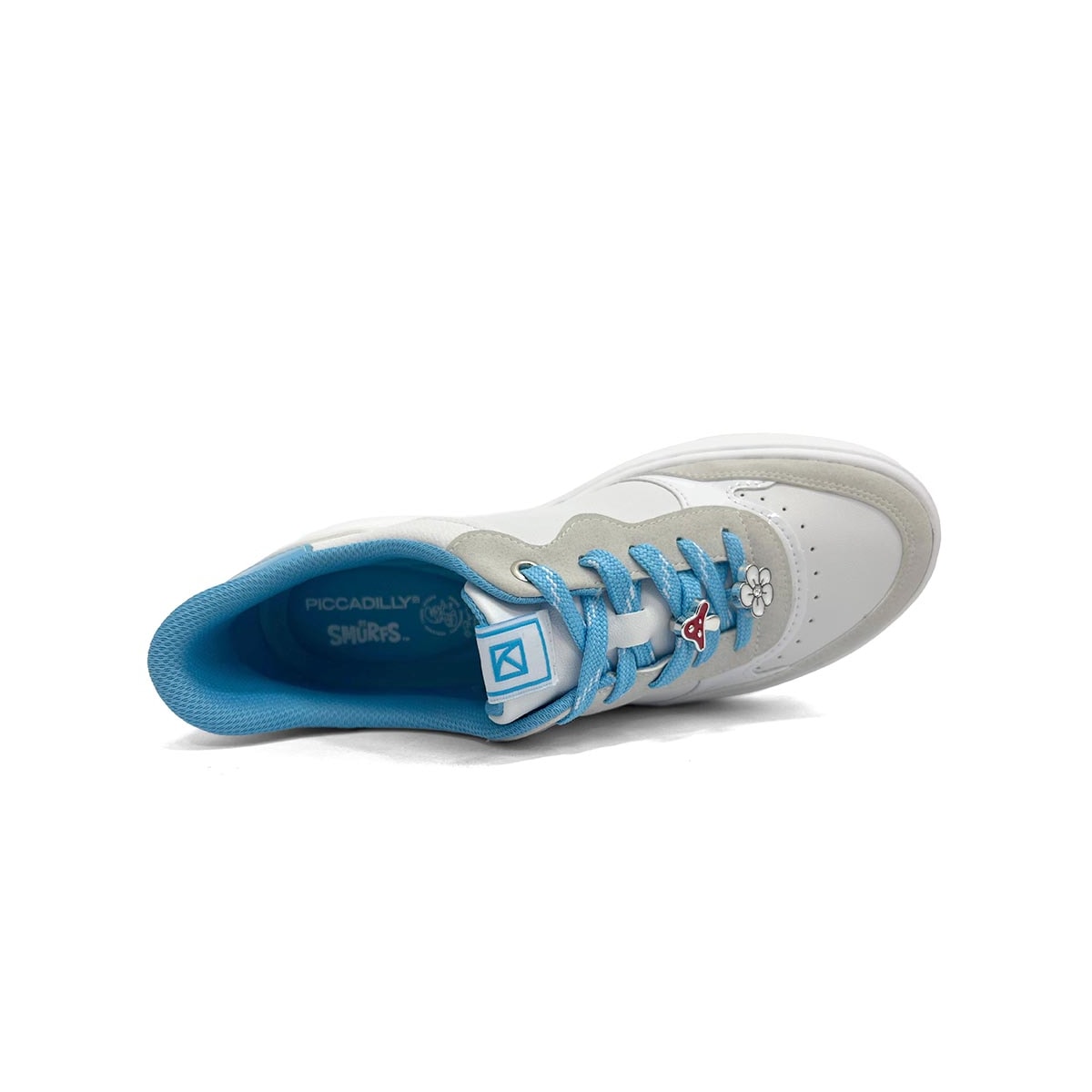 Tênis Piccadilly Smurfs Feminino Casual 924001 Branco Neve Tênis Piccadilly Smurfs Feminino Casual 924001 Branco Neve