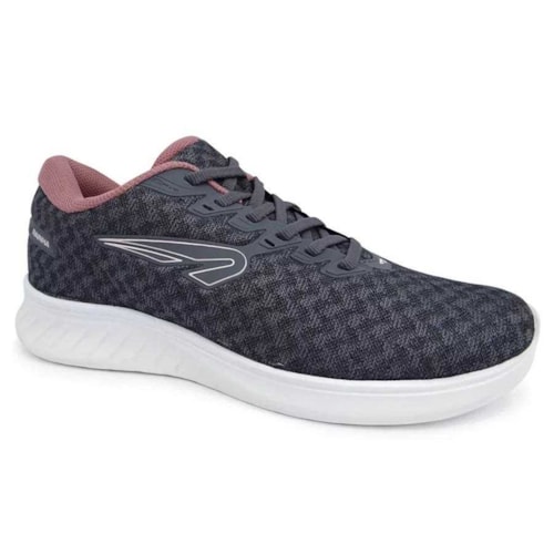 Tenis Rainha Feminino Blink Ii Ra00153 Chumbo/Rosa