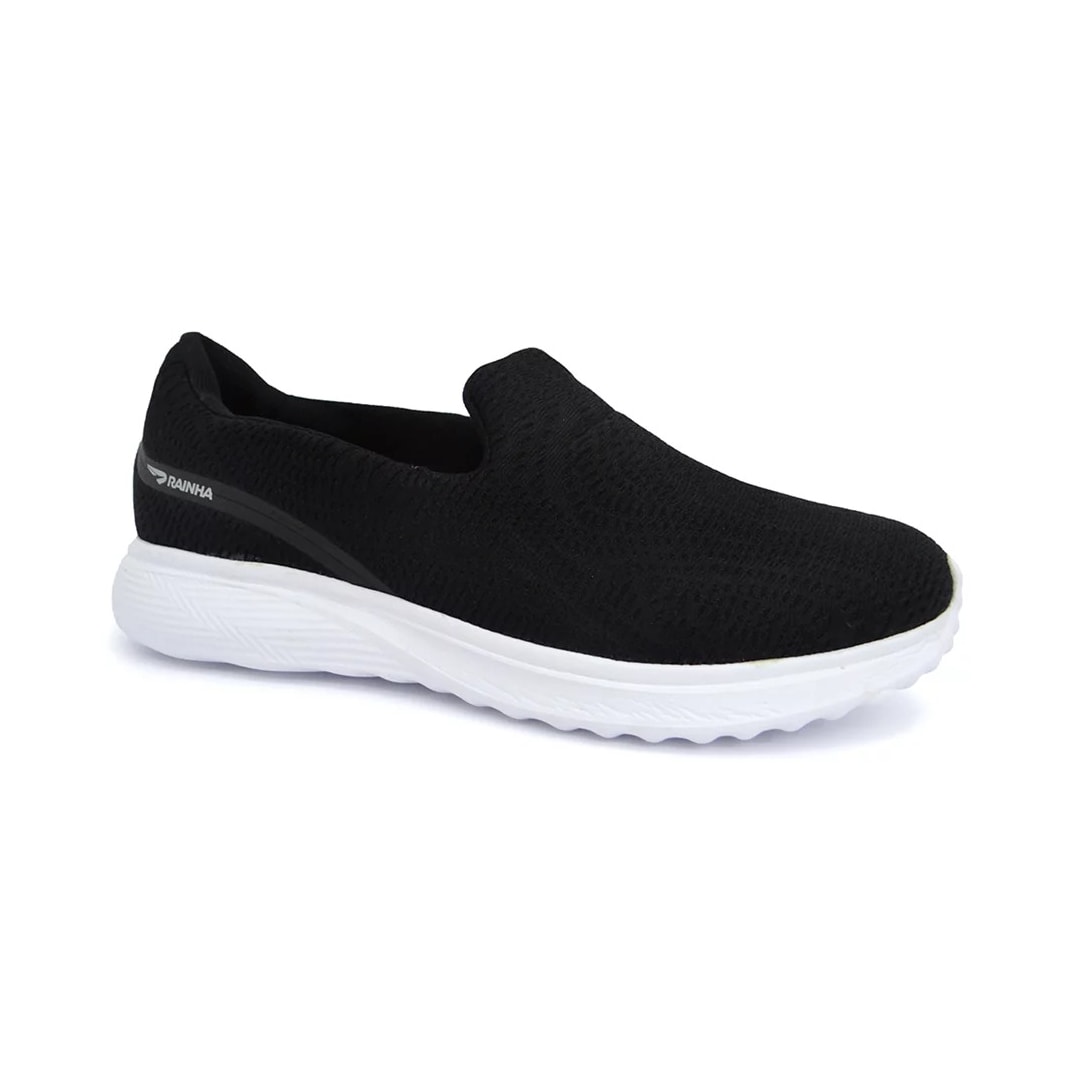 Tênis Rainha Feminino Dream Ii Ra0160 Preto/Prata Tênis Rainha Feminino Dream Ii Ra0160 Preto/Prata